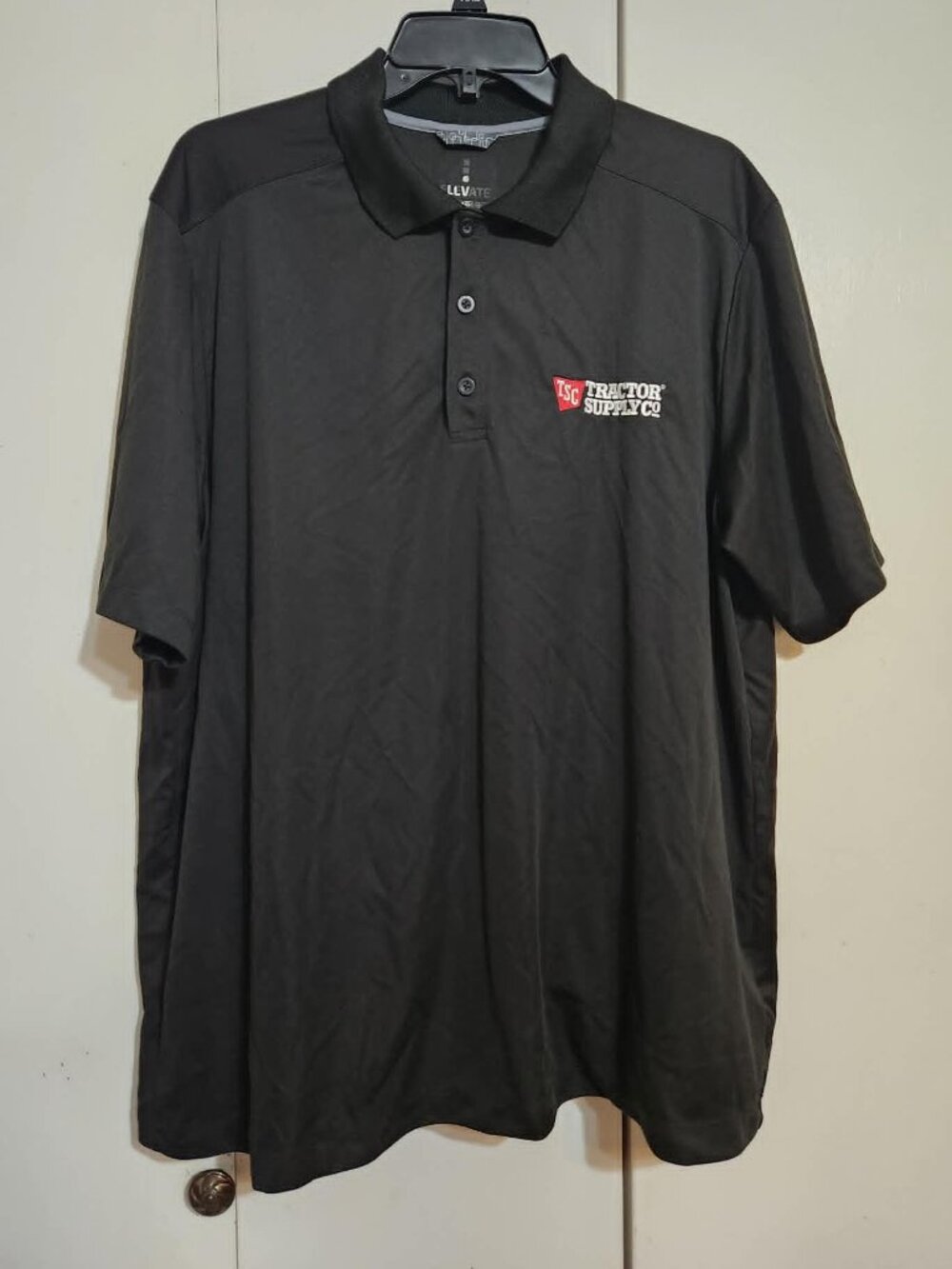 Tractor Supply Co Men's XL Black Polo Shirt Elevate Short Sleeve TSC Employee